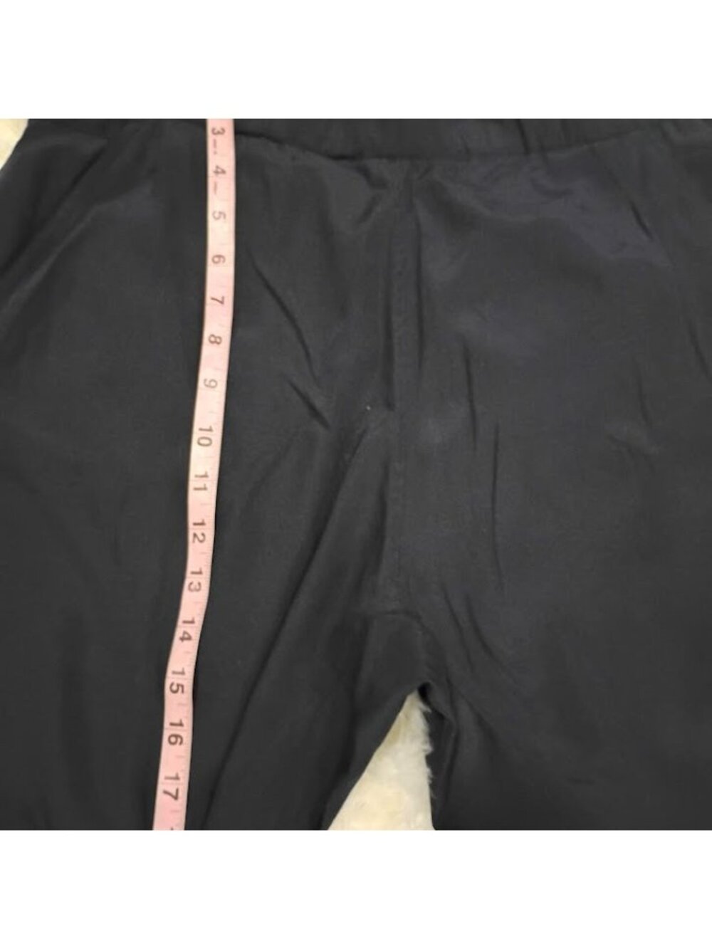 Scanlan Theodore Navy Blue Silk-Blend Relaxed Tapered Pants - Picture 10 of 14